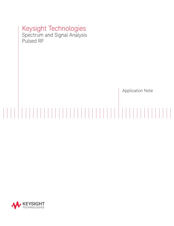 Spectrum and Signal Analysis Pulsed RF
