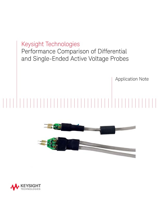 Performance Comparison of Differential and Single-Ended Active Voltage Probes