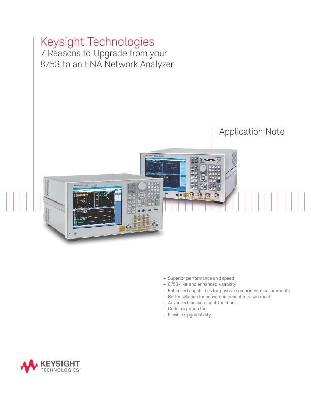 7 Reasons to Upgrade to ENA Network Analyzers from the 8753