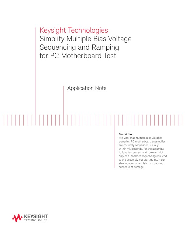 Simplify Multiple Bias Voltage Sequencing and Ramping for PC Motherboard Test 