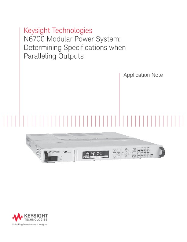 Modular Power System: Paralleling Outputs