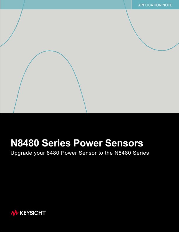 N8480 Series Power Sensors