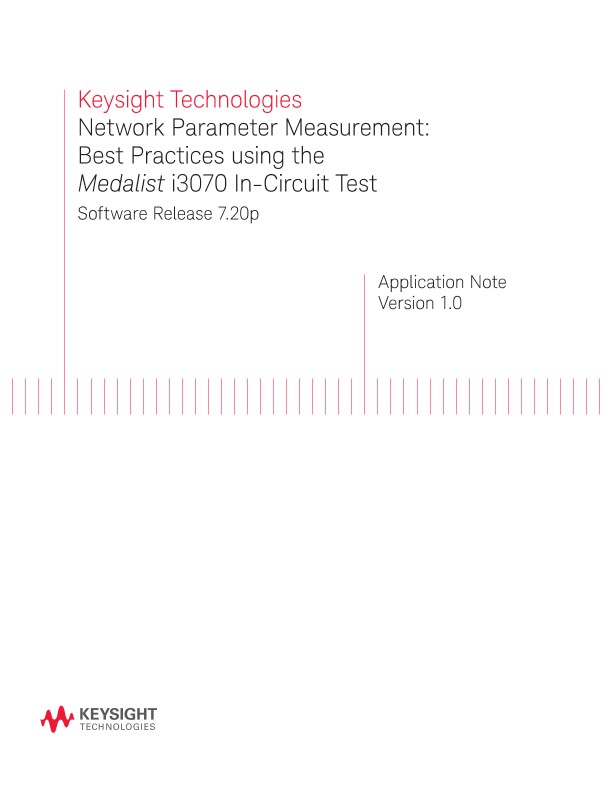 In-Circuit Test for Network Parameter Measurement
