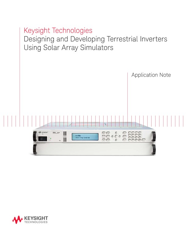 Terrestrial Solar Inverter Design Using Solar Array Simulators
