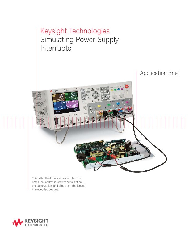 Power Supply Interrupt Simulation Toolbox