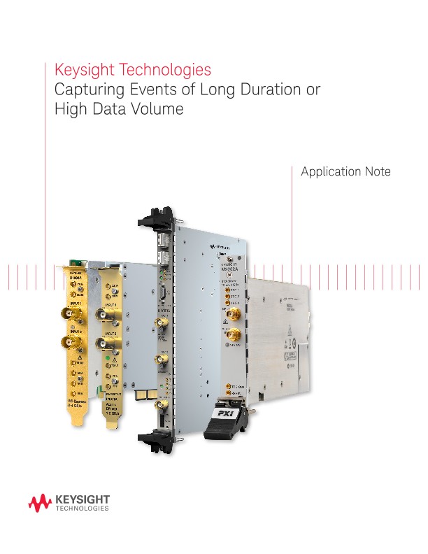 Capturing Events of Long Duration or High Data Volume