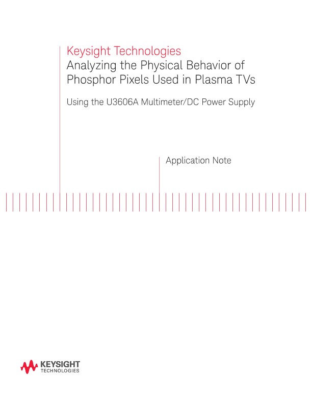 Analyzing Physical Behavior of Phosphor Pixels in Plasma TVs