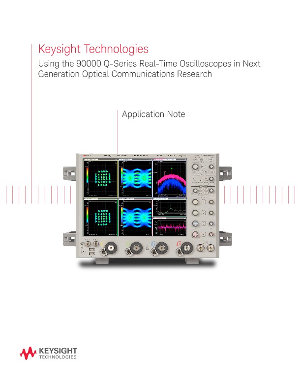 Using Oscilloscopes in Optical Communications Research