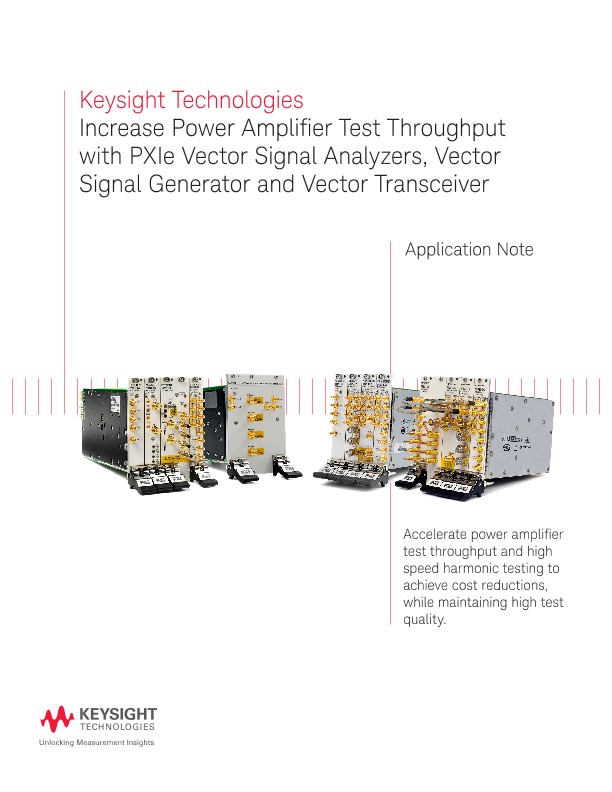 Increase Power Amplifier Test Throughput