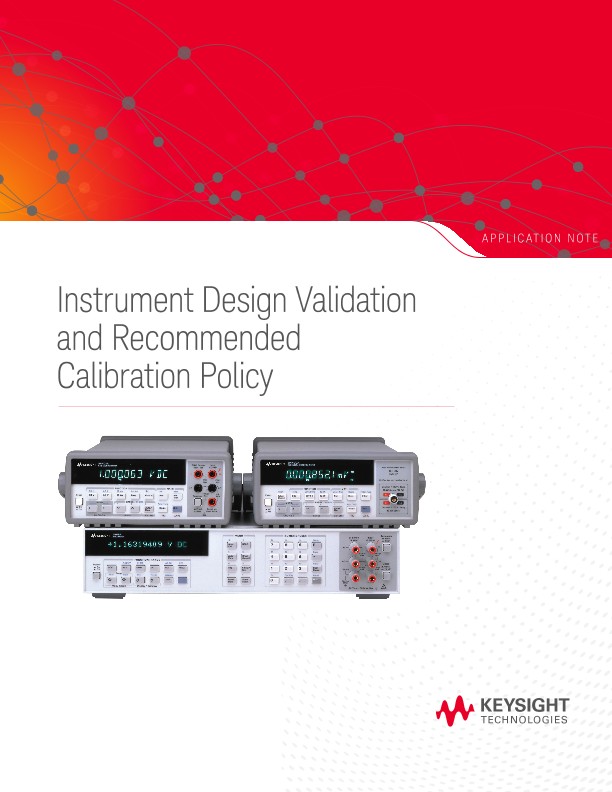 Instrument Design Validation and Calibration Policy