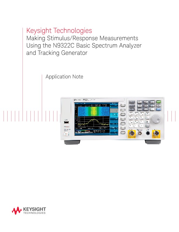 Stimulus-Response Tests Using a Spectrum Analyzer