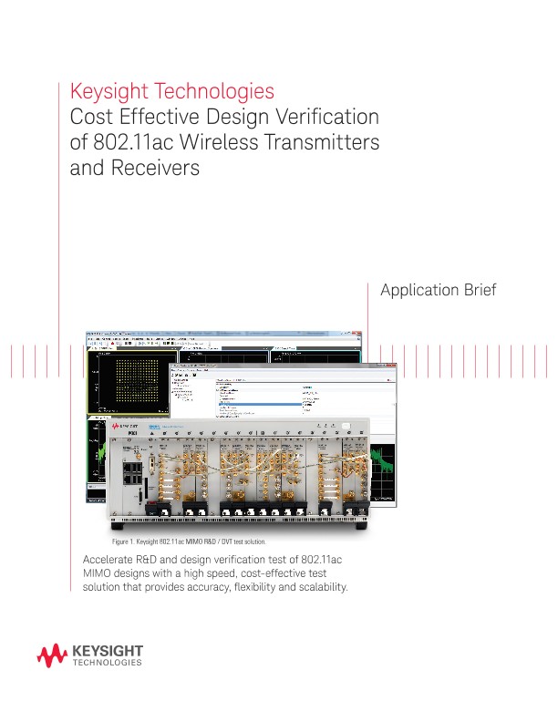 Verification Test of 802.11ac Transmitters and Receivers