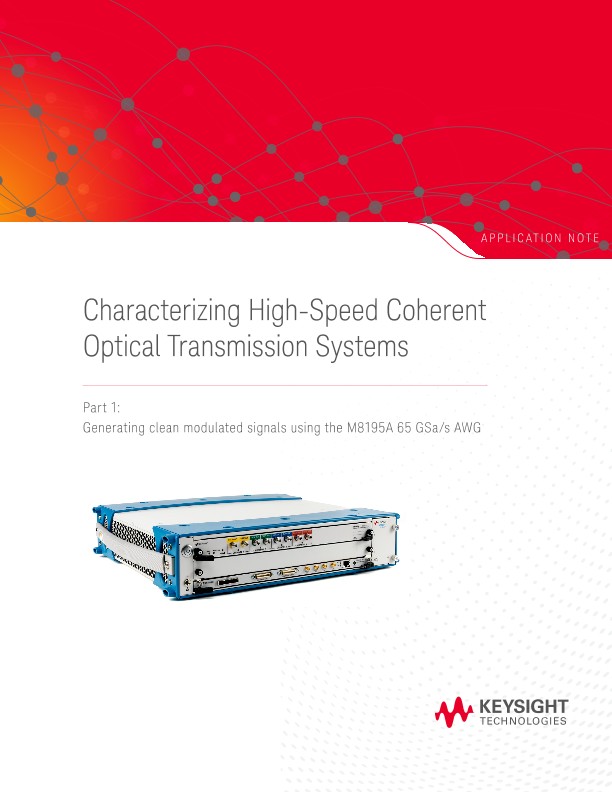 High-Speed Coherent Optical Transmission Characterization