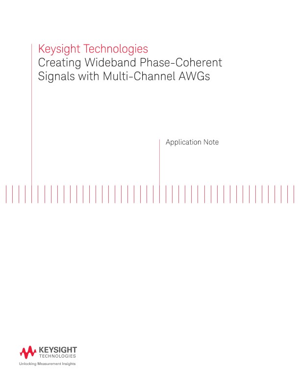 Creating Phase-Coherent Signals with Multi-Channel AWGs