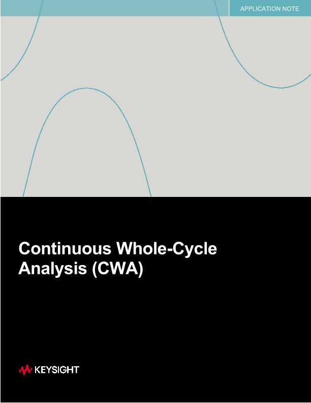 Continuous Whole-Cycle Analysis (CWA)