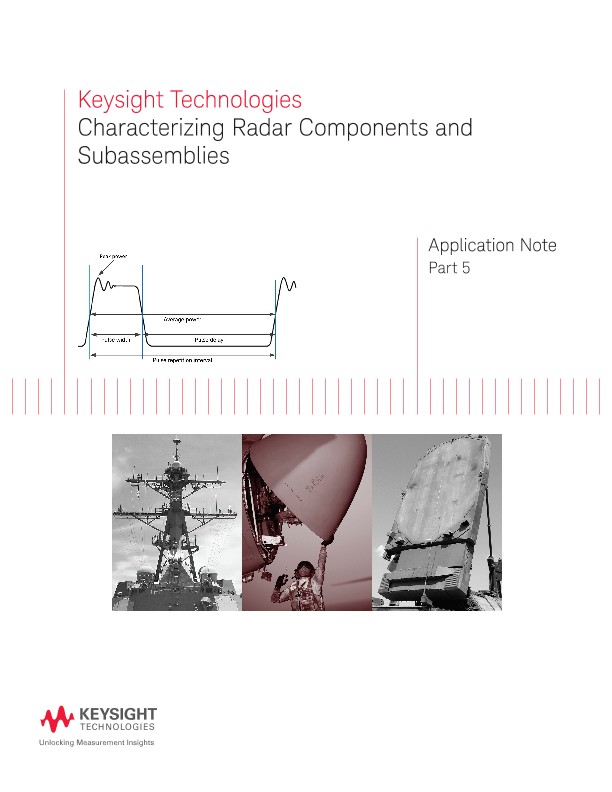 Characterizing Radar Components and Subassemblies
