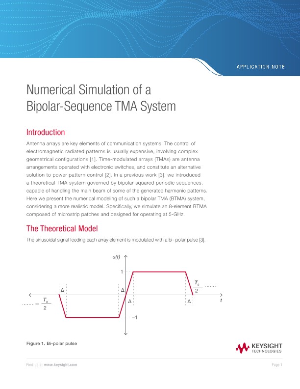 Numerical Simulation of a Bipolar-Sequence TMA System 