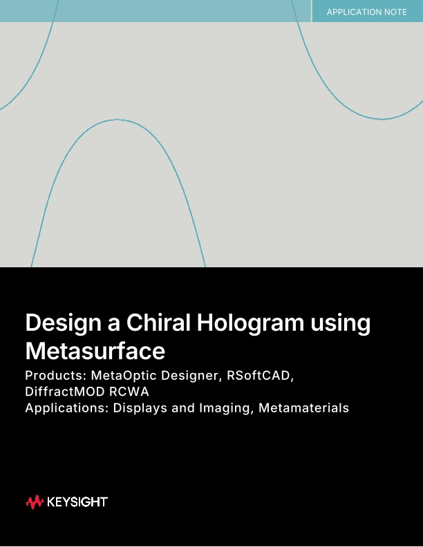 Design a Chiral Hologram using Metasurface