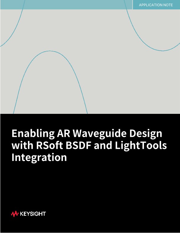 Enabling AR Waveguide Design with RSoft BSDF and LightTools Integration