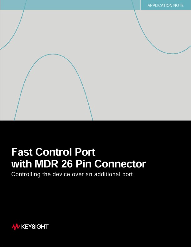 Fast Control Port with MDR 26 Pin Connector