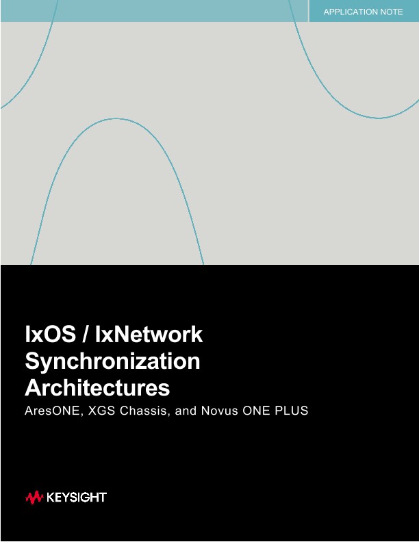 IxOS / IxNetwork Synchronization Architectures