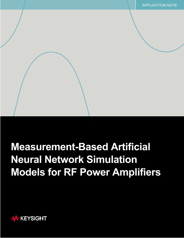 Measurement-Based Artificial Neural Network Simulation Models for RF Power Amplifiers
