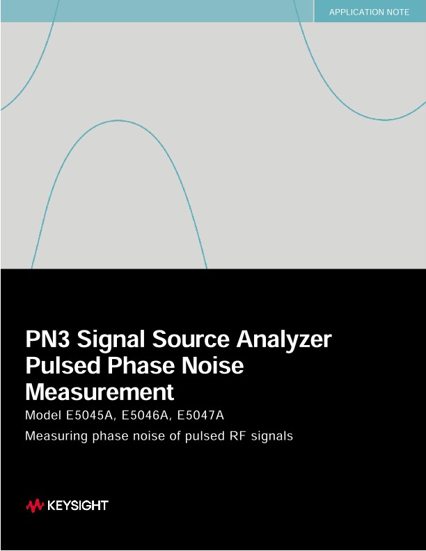 PN3 Signal Source Analyzer Pulsed Phase Noise Measurement