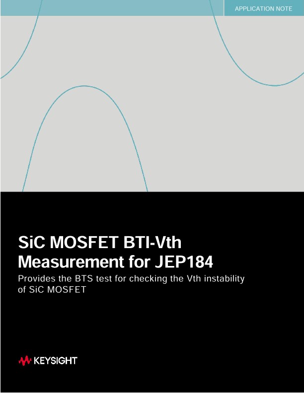 SiC MOSFET BTI-Vth Measurement for JEP184