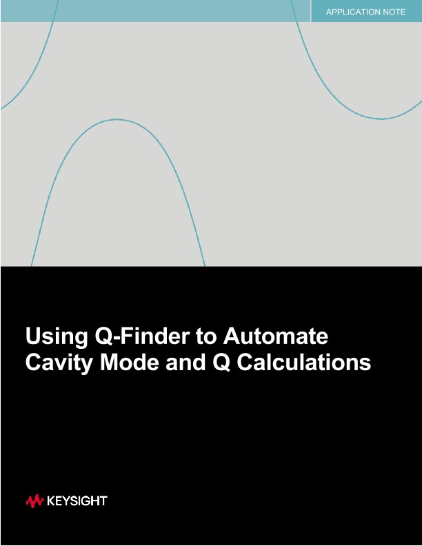 Using Q-Finder to Automate Cavity Mode and Q Calculations