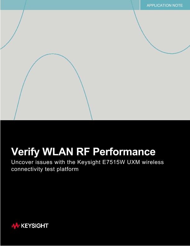 Verify WLAN RF Performance