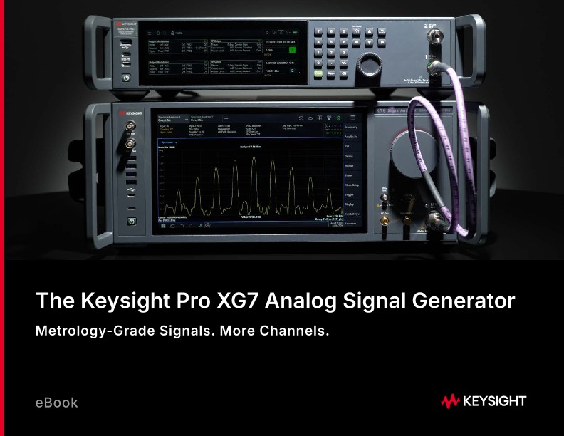The Keysight Pro XG7 Analog Signal Generator