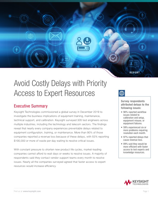 Avoid Costly Delays with Priority Access to Expert Resources
