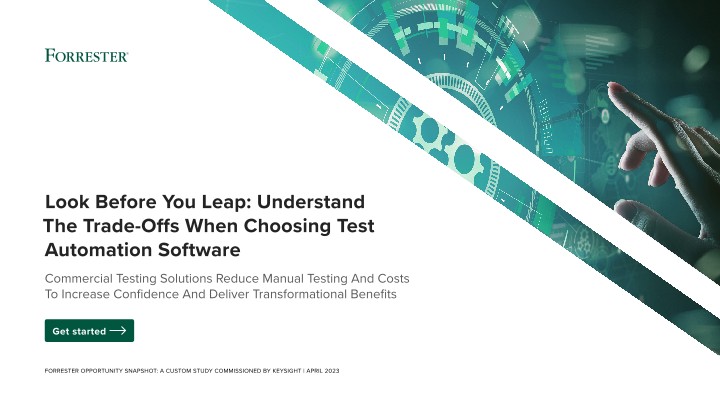 Look Before You Leap: Understand The Trade-Offs When Choosing Test Automation Software