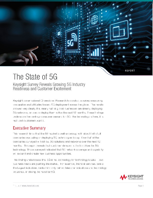The State of 5G