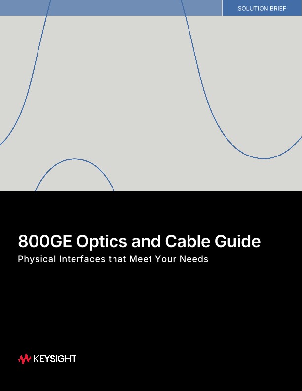 800GE Optics and Cable Guide