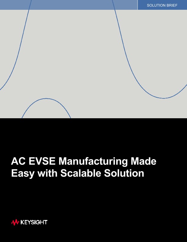AC EVSE Manufacturing Made Easy with Scalable Solution
