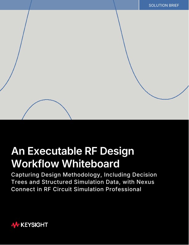 An Executable RF Design Workflow Whiteboard