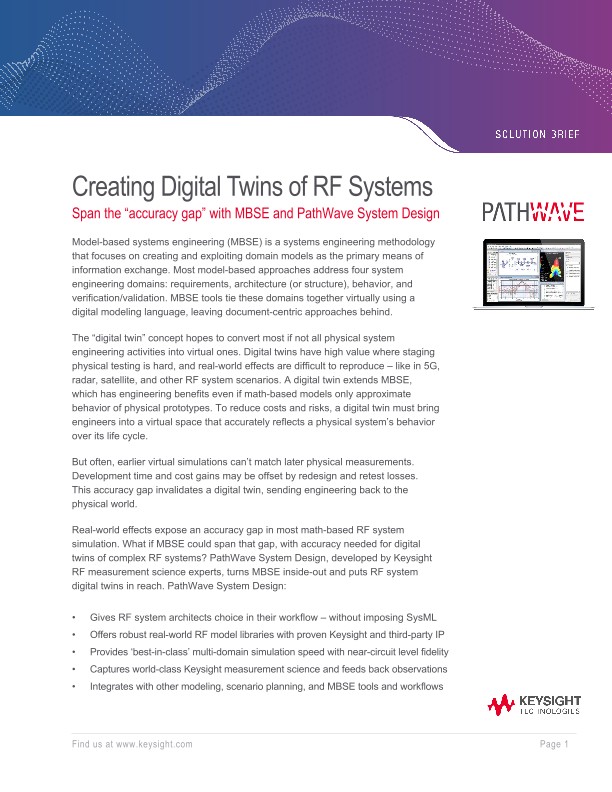 Creating Digital Twins of RF Systems