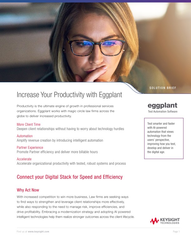 Increase your Productivity with Eggplant