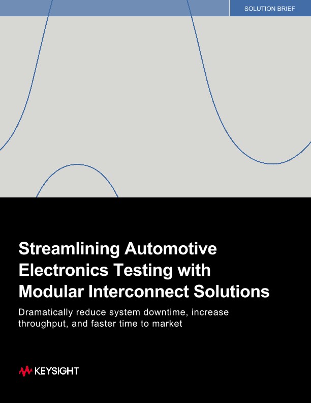 Streamlining Automotive Electronics Testing with Modular Interconnect Solutions