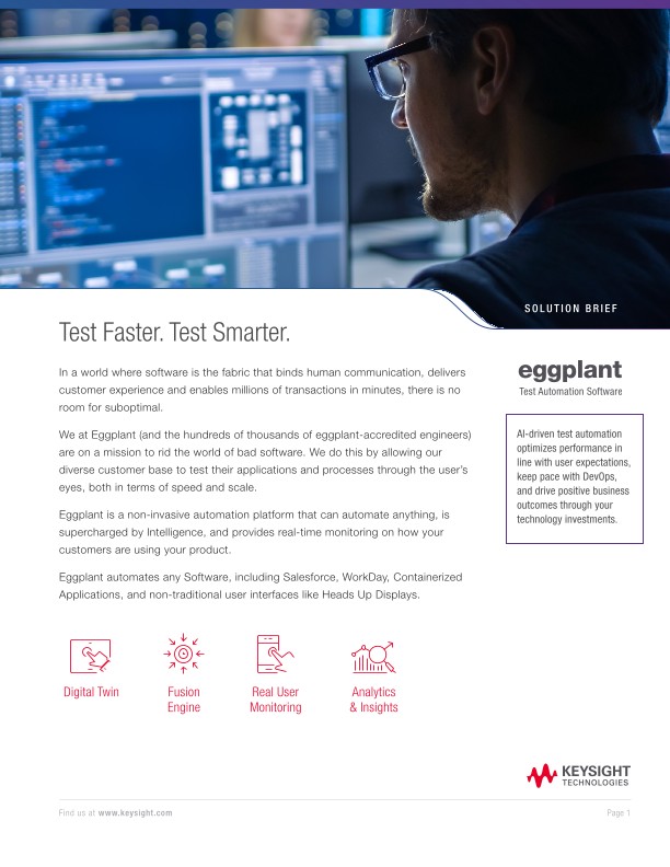 Test Faster. Test Smarter.