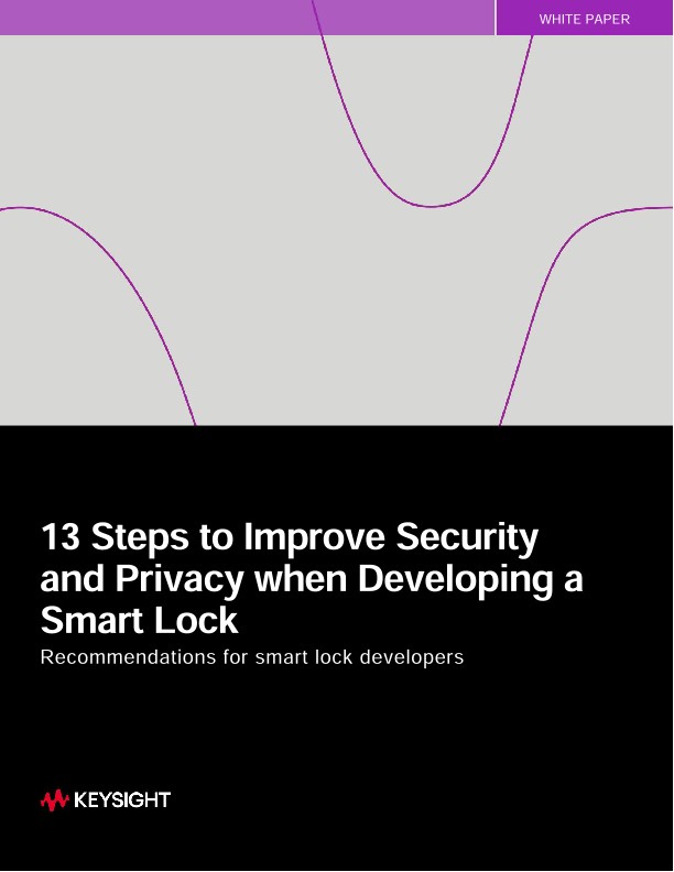13 Steps to Improve Security and Privacy when Developing a Smart Lock