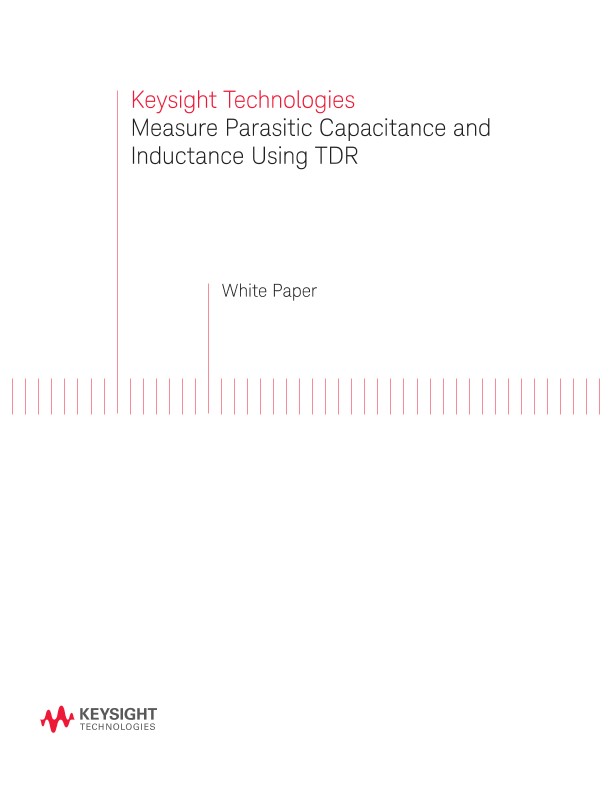 Parasitic Capacitance and Inductance Using TDR