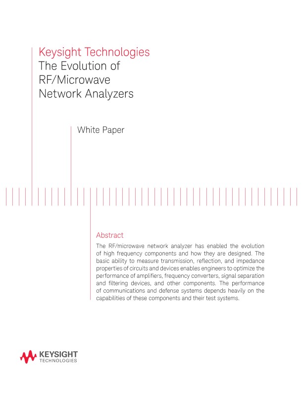 The Evolution of RF / Microwave Network Analyzers