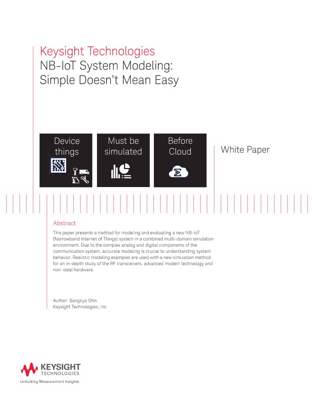 NB-IoT System Modeling
