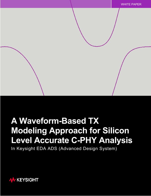 A Waveform-Based TX Modeling Approach for Silicon Level Accurate C-PHY Analysis
