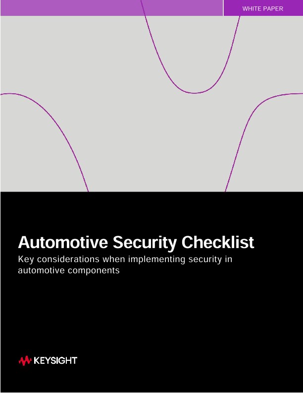 Automotive Security Checklist