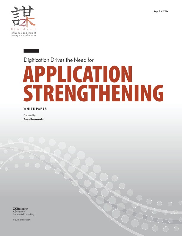 Digitization Derives the Need for Application Strengthening