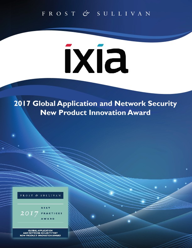 Frost & Sullivan 2017 Global Application and Network Security New Product Innovation Award