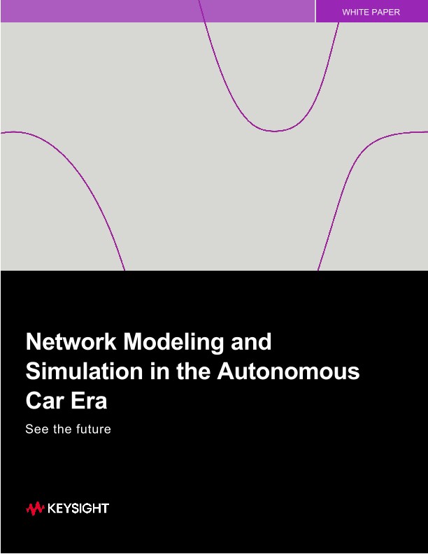 Network Modeling and Simulation in the Autonomous Car Era